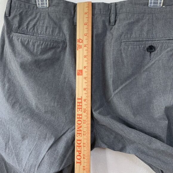 J. Crew Chino Pants Men 34X32 Grey Casual Lightweight Cotton Trousers Pockets - Picture 5 of 16